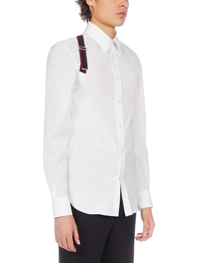 Shop Alexander Mcqueen Harness Detail Shirt In White