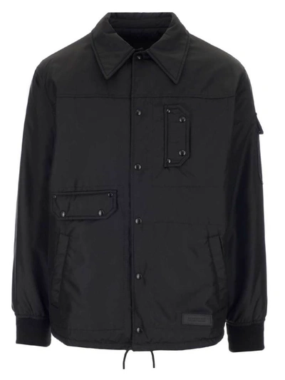 Shop Givenchy Reversible Windbreaker Jacket In Black