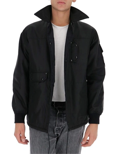 Shop Givenchy Reversible Windbreaker Jacket In Black