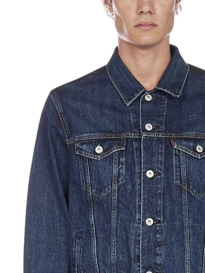 Shop Junya Watanabe Comme Des Garçons Panelled Denim Jacket In Multi