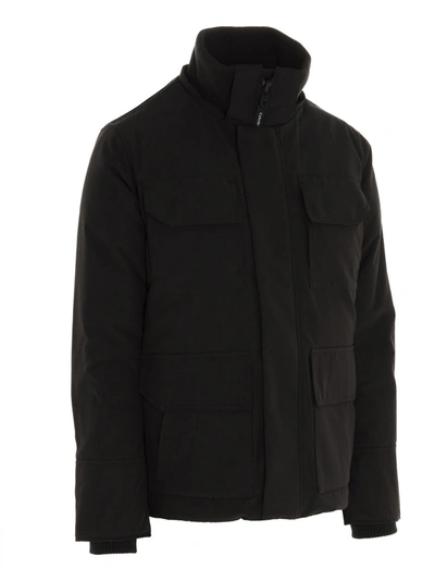 Shop Junya Watanabe Comme Des Garçons X Canada Goose Hooded Jacket In Black