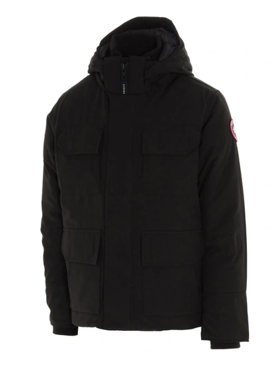Shop Junya Watanabe Comme Des Garçons X Canada Goose Hooded Jacket In Black