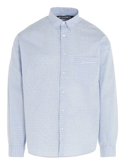 Shop Jacquemus Simon Shirt In Blue