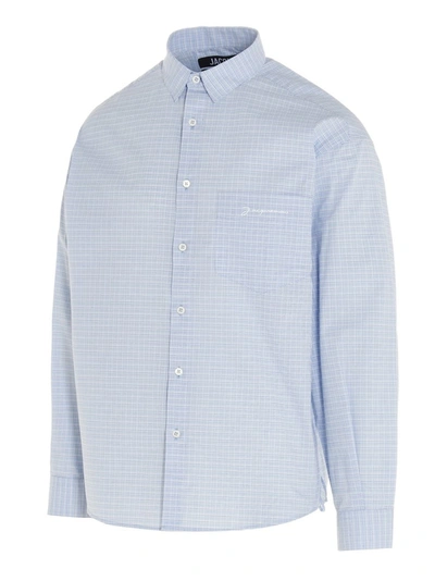 Shop Jacquemus Simon Shirt In Blue