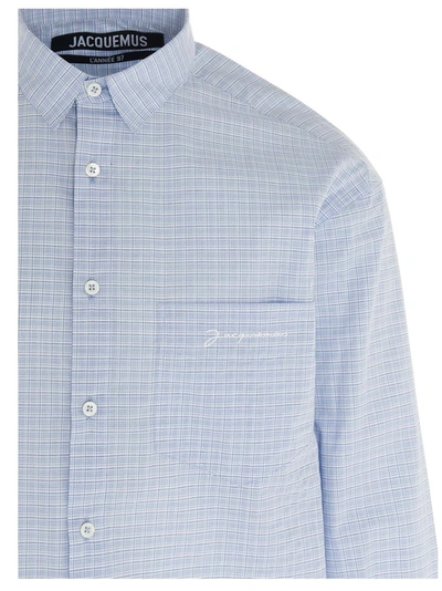 Shop Jacquemus Simon Shirt In Blue