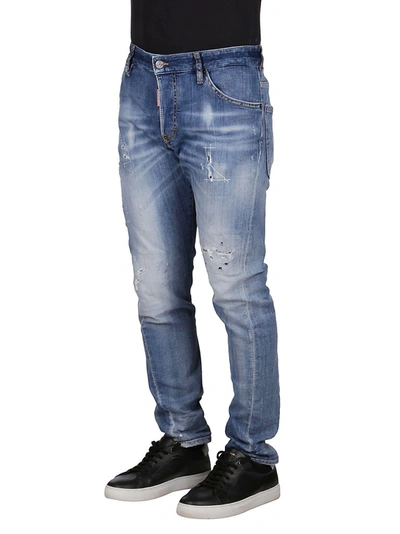 Shop Dsquared2 Sexy Twist Jeans In Blue
