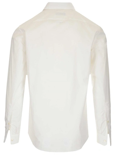 Shop Valentino Abstract Colosseum Printed Shirt In White