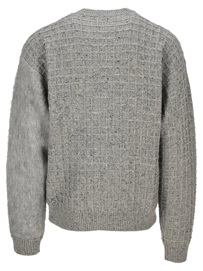 Shop Kenzo X Kansai Yamamoto Knitted Crewneck Jumper In Grey