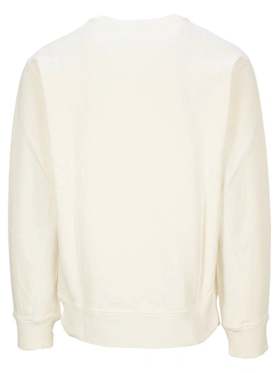 Shop Helmut Lang Taxi Print Sweater In White