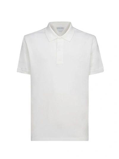 Shop Bottega Veneta Classic Polo Shirt In White