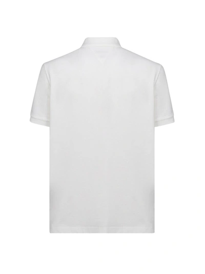 Shop Bottega Veneta Classic Polo Shirt In White