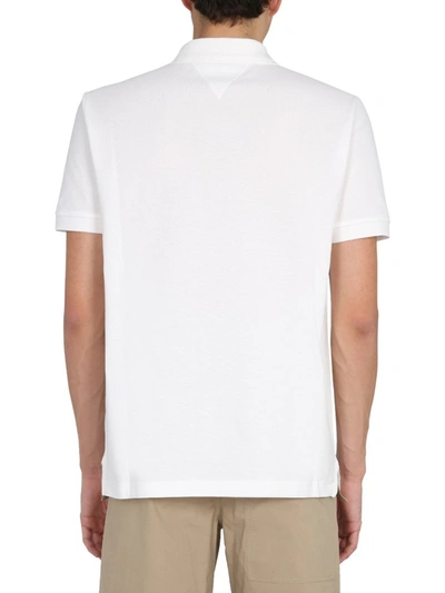 Shop Bottega Veneta Classic Polo Shirt In White