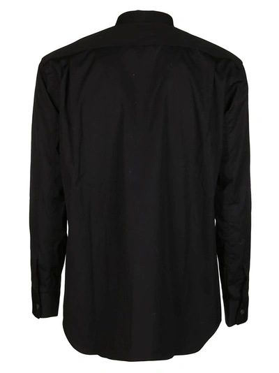 Shop Comme Des Garçons Shirt X Futura Panelled Shirt In Black