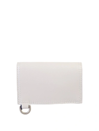 Shop Jacquemus Le Porte Azur Strapped Card Holder In Grey