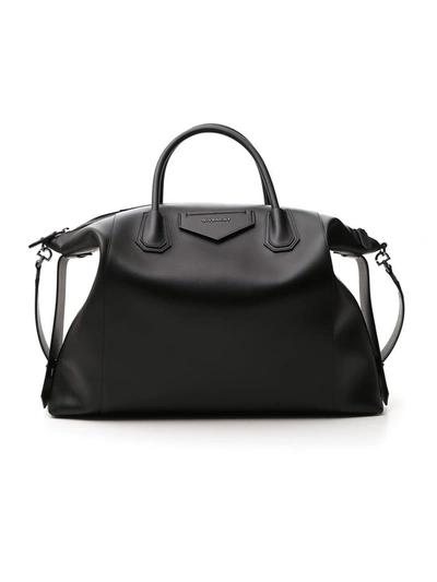 Shop Givenchy Antigona Soft Tote Bag In Black