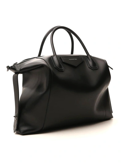 Shop Givenchy Antigona Soft Tote Bag In Black