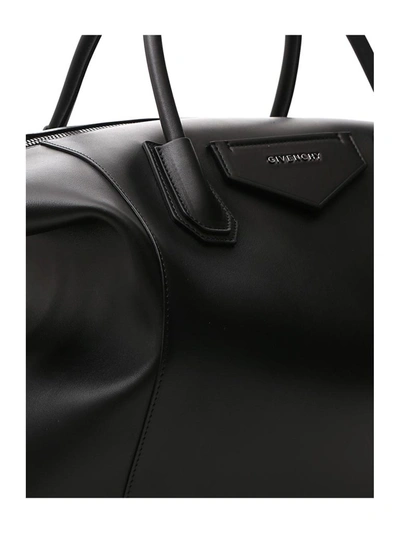 Shop Givenchy Antigona Soft Tote Bag In Black