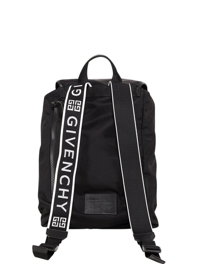 Shop Givenchy 4g Logo Strap Backpack In Black