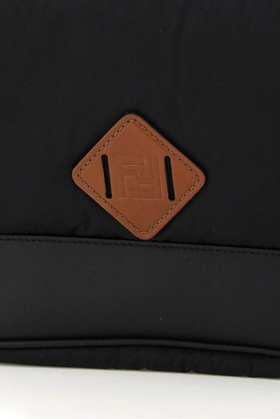 Shop Fendi Bag Bugs Drawstring Backpack In Black