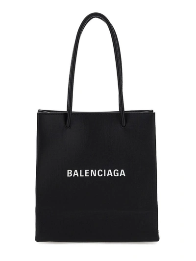 Shop Balenciaga North South Xxs Shopping Tote Bag In Black