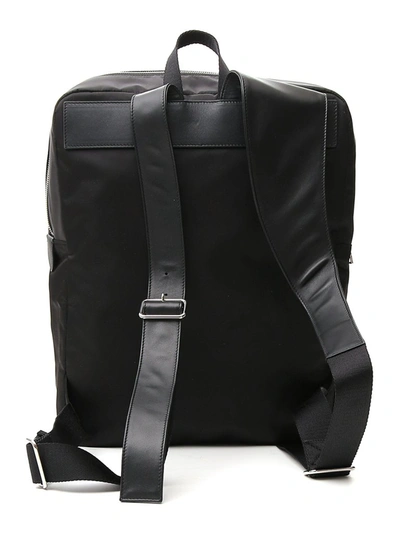 Shop Alexander Mcqueen Skull Patch Backpack In Black