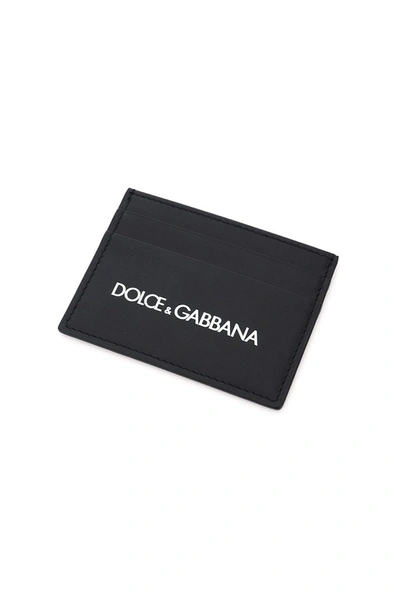 Shop Dolce & Gabbana Logo Cardholder In Black
