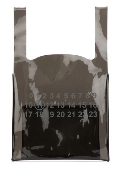 Shop Maison Margiela Numbers Shopper Tote Bag In Black