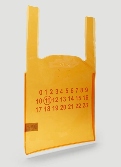 Shop Maison Margiela Monoprix Shopper Bag In Orange