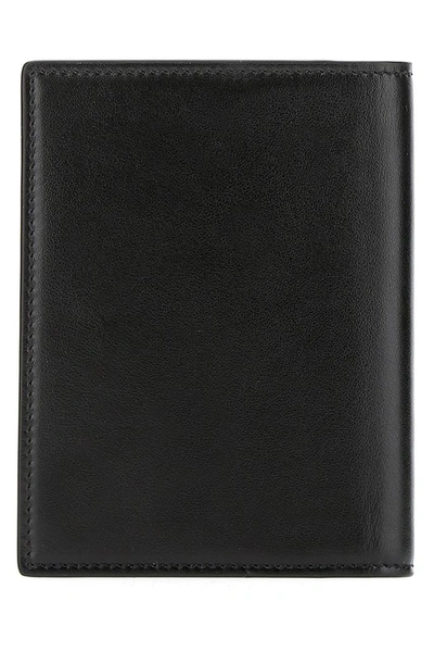 Shop Alexander Mcqueen Graffiti Logo Passport Holder In Black