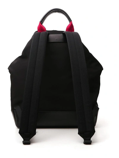 Shop Alexander Mcqueen Logo Top Handle Backpack In Black