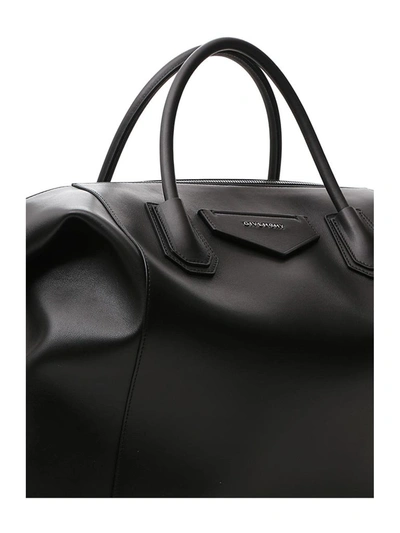 Shop Givenchy Large Antigona Tote Bag In Black