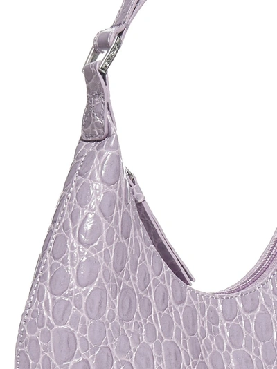 Shop By Far Baby Amber Shoulder Bag In Purple