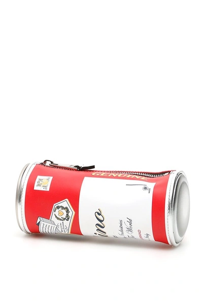 Shop Moschino X Budweiser Clutch Bag In Multi