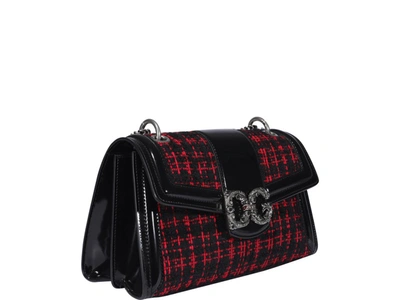 Shop Dolce & Gabbana Dg Amore Medium Shoulder Bag In Multi