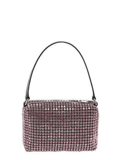 Shop Alexander Wang Heiress Rhinestone Handbag In Pink