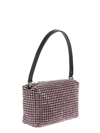 Shop Alexander Wang Heiress Rhinestone Handbag In Pink
