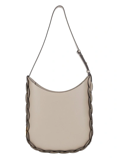 Shop Chloé Darryl Shoulder Bag In Grey