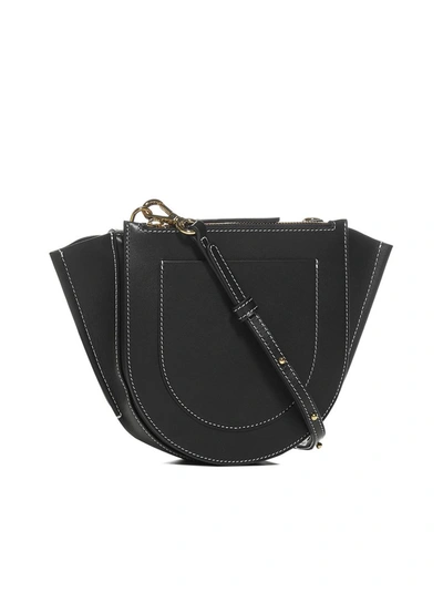 Shop Wandler Hortensia Mini Shoulder Bag In Black