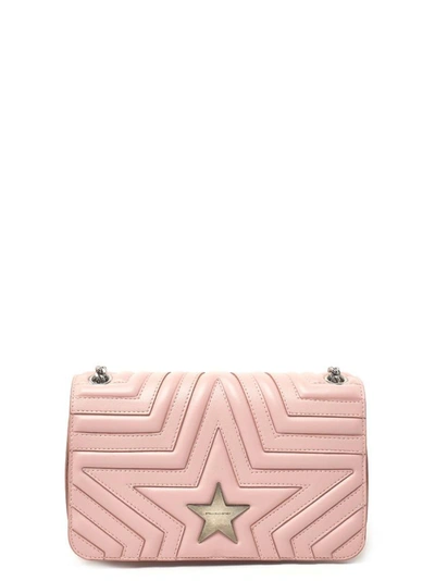 Shop Stella Mccartney Stella Star Medium Shoulder Bag In Pink