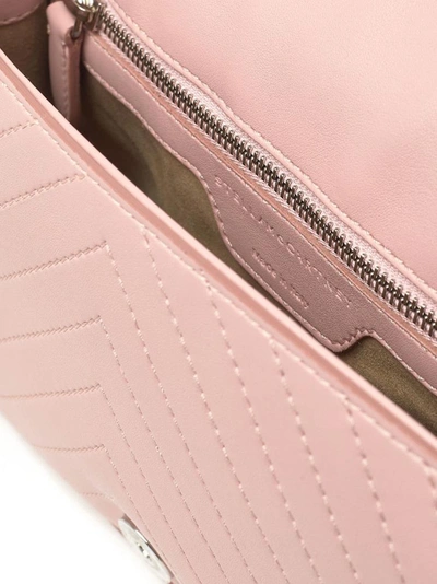 Shop Stella Mccartney Stella Star Medium Shoulder Bag In Pink