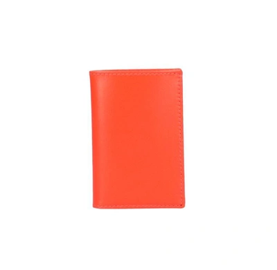 Shop Comme Des Garçons Wallet New Super Fluo Wallet In Orange