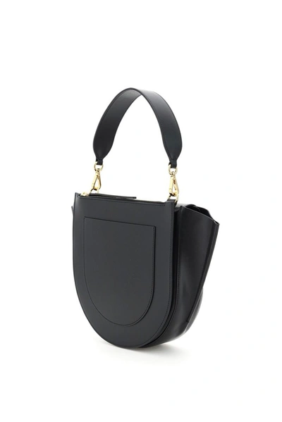 Shop Wandler Hortensia Medium Shoulder Bag In Black