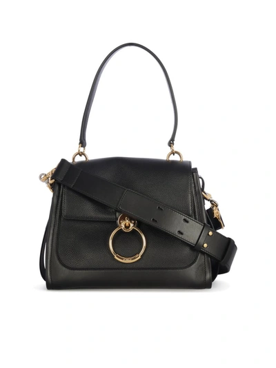Shop Chloé Tess Day Small Shoulder Bag In Black