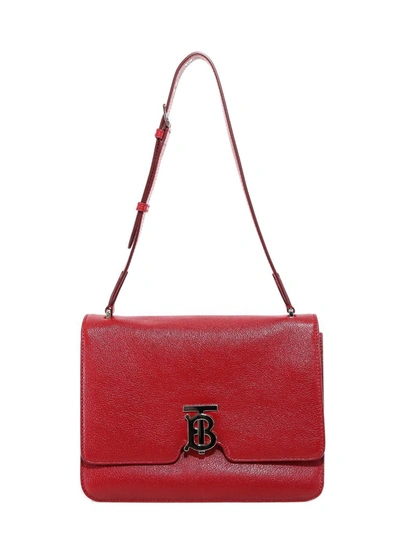 Shop Burberry Alice Shoulder Bag In Red