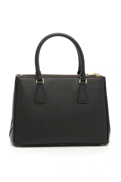 Shop Prada Galleria Small Tote Bag In Black