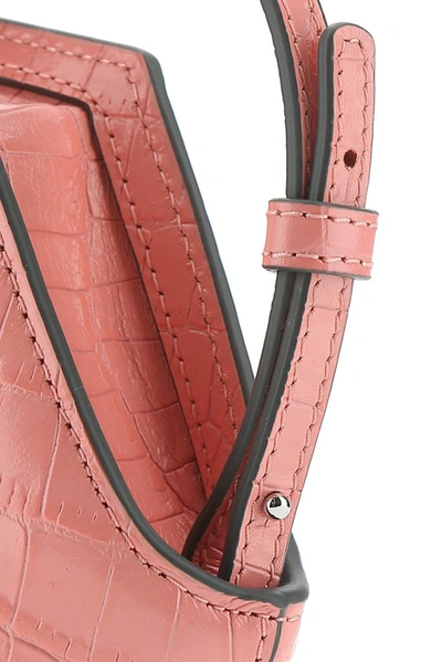 Shop Danse Lente Johnny Embossed Bucket Bag In Pink