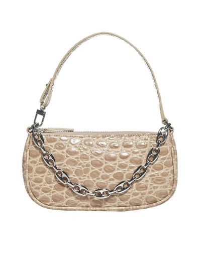 Shop By Far Mini Rachel Shoulder Bag In Beige