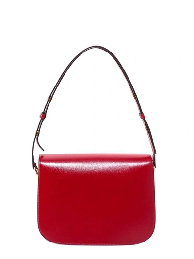 Shop Gucci Horsebit 1955 Shoulder Bag In Red