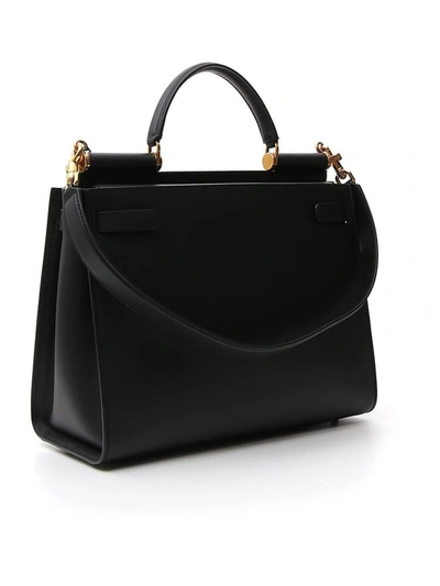 Shop Dolce & Gabbana Sicily 62 Tote Bag In Black