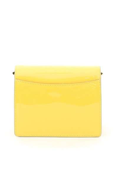 Shop Marni Trunk Mini Shoulder Bag In Yellow